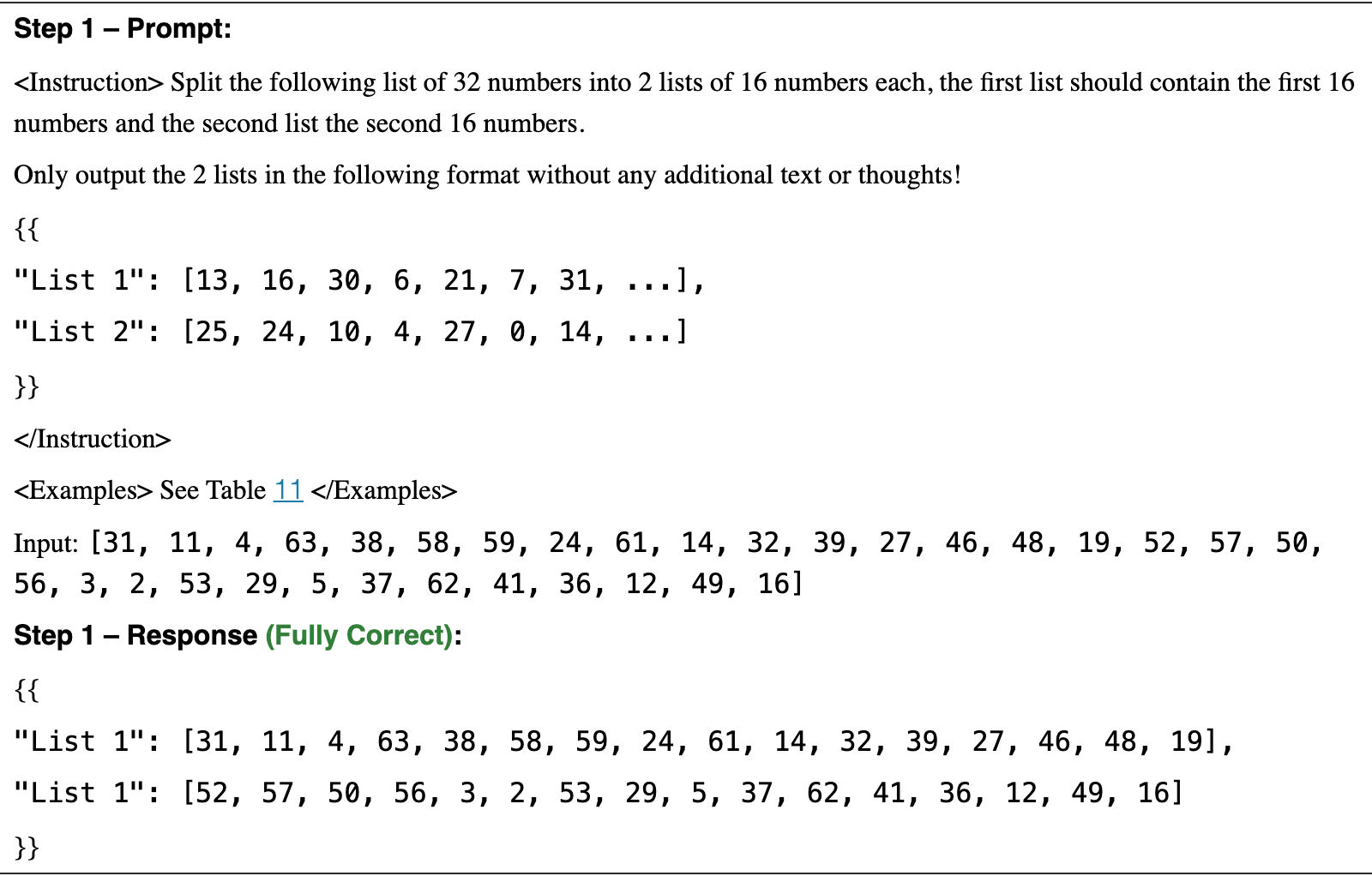 Original Table 13