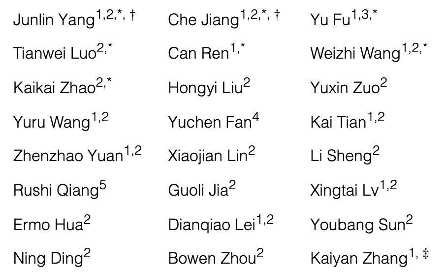 Original table