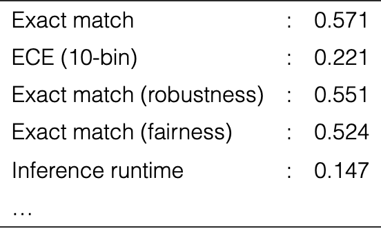 Original table