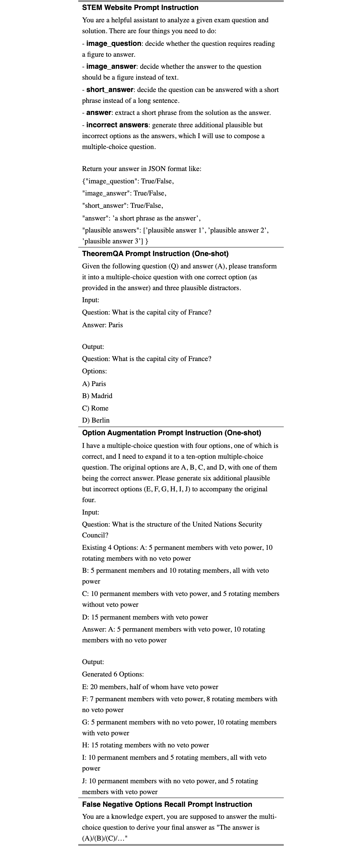 Original Table 6